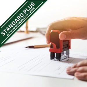 Apostille only (Standard Plus)